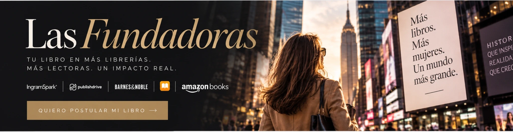 Las Fundadoras — Tu libro en más librerías, más lectoras, un impacto real