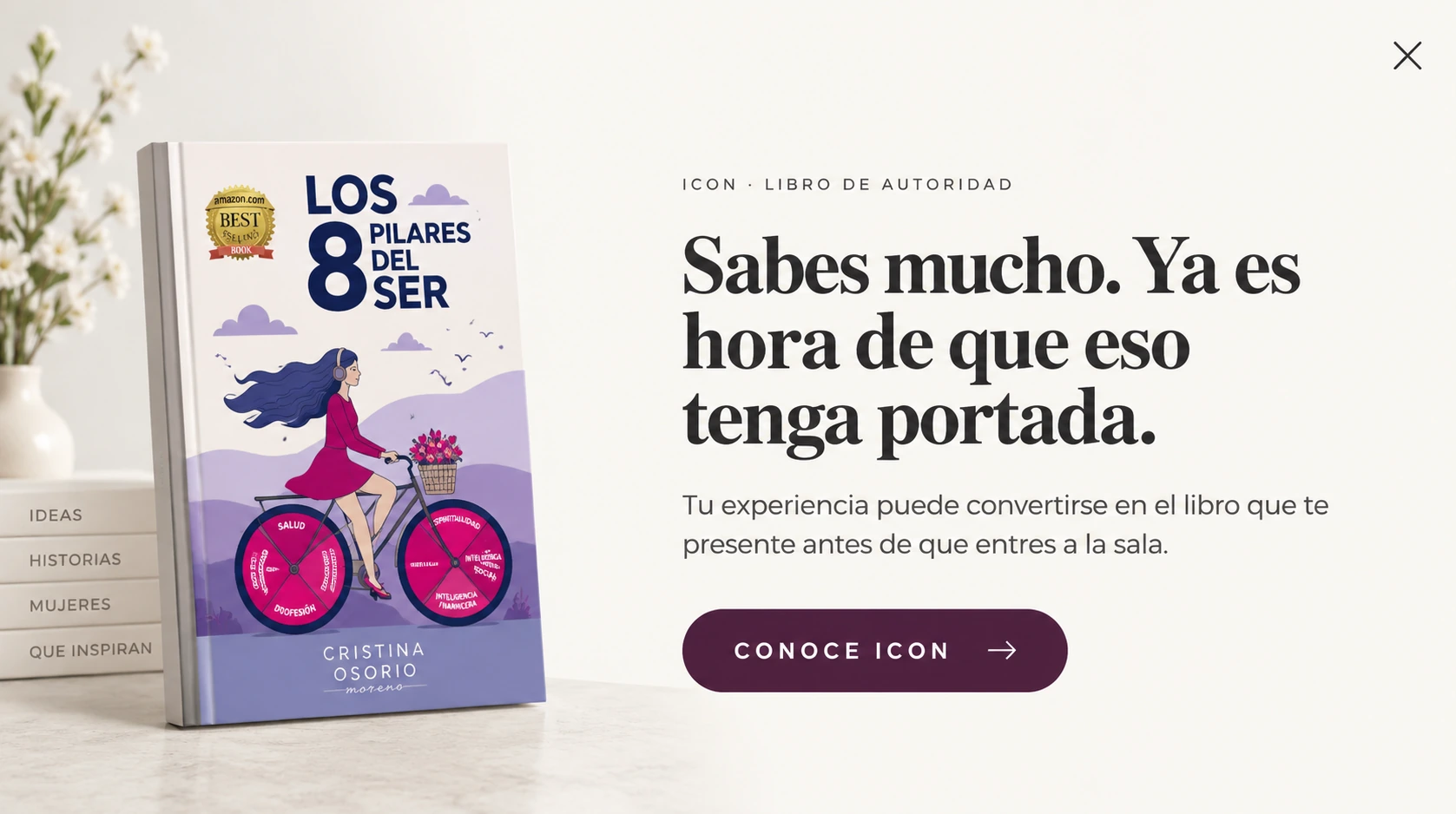 ICON — Sabes mucho. Ya es hora de que eso tenga portada.